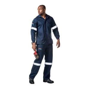 dromex d59 flame & acid two piece overall durable and comfortable